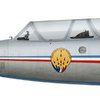 2x Schiebebild für Fouga Magister -Patrouille de France